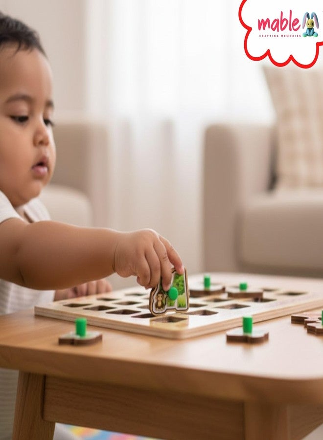 MABLE Alphabet Learning Puzzle for Kids | ABC Educational Cardboard Puzzle Board | Early Learning Toy for Toddlers Boys & Girls Age 2+ - Image 4